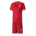 Billige Serbien Børnetøj Hjemmebanetrøje til baby VM 2022 Kortærmet (+ korte bukser)